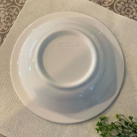 Ceramica Quadrifoglio Made in Italy Blue‎ Floral Transferware Serving Bowl 10” - Picture 4 of 6